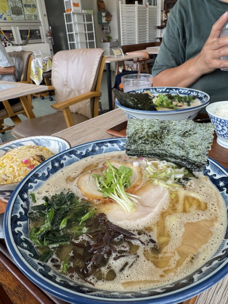 ポークランチョンミート鳥白湯